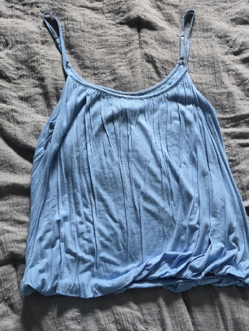 Casual Women's Light Blue Tank - Picture 3 of 3